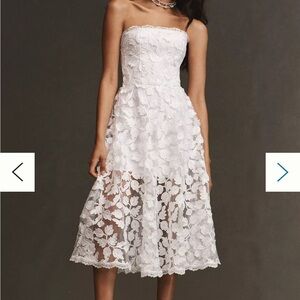 Helsi Florence Strapless A-Line Midi Dress